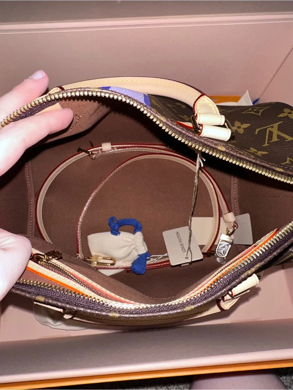 Customized Louis Vuitton Speedy 30 Bandoulière